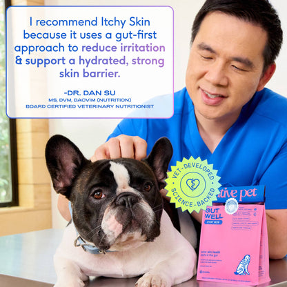 Native Pet - Native Pet GutWell Itchy Skin, Anti Itch Supplement for Dogs