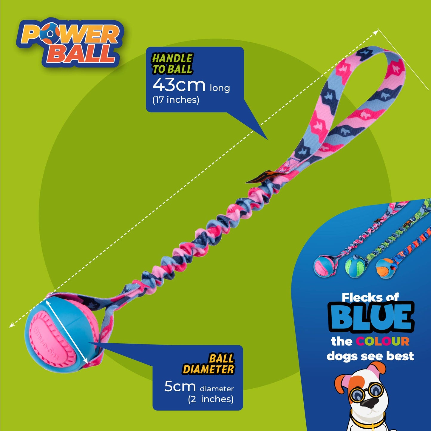Tug-E-Nuff – PowerBall Bungee Tug Dog