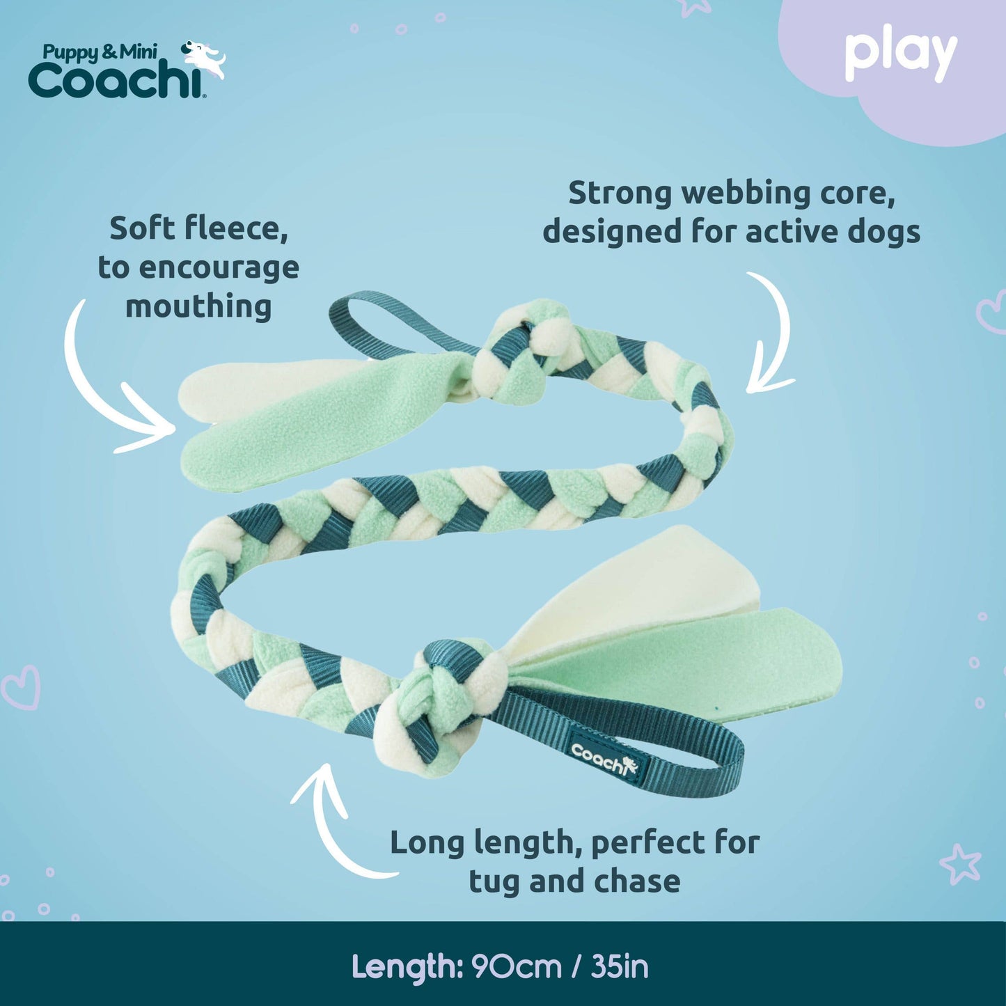 Coachi Puppy & Mini Tuggi Tug Teal & Mint
