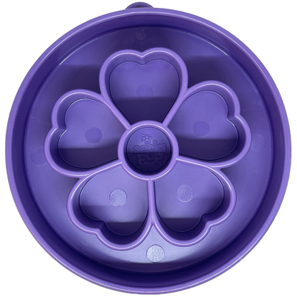 Flower Design Enrichment Slow Feeder Bowl - Performance Dog Supply
