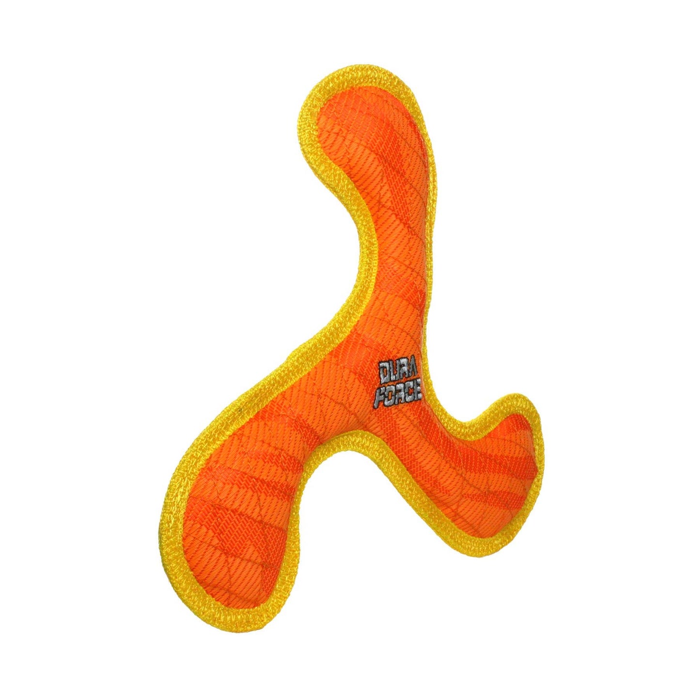 DuraForce Boomerang - Orange - Squeaky Dog Toy