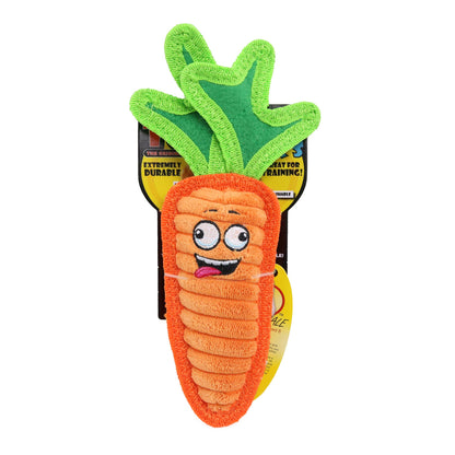 Tuffy Jr Carrot Squeaky Dog Toy