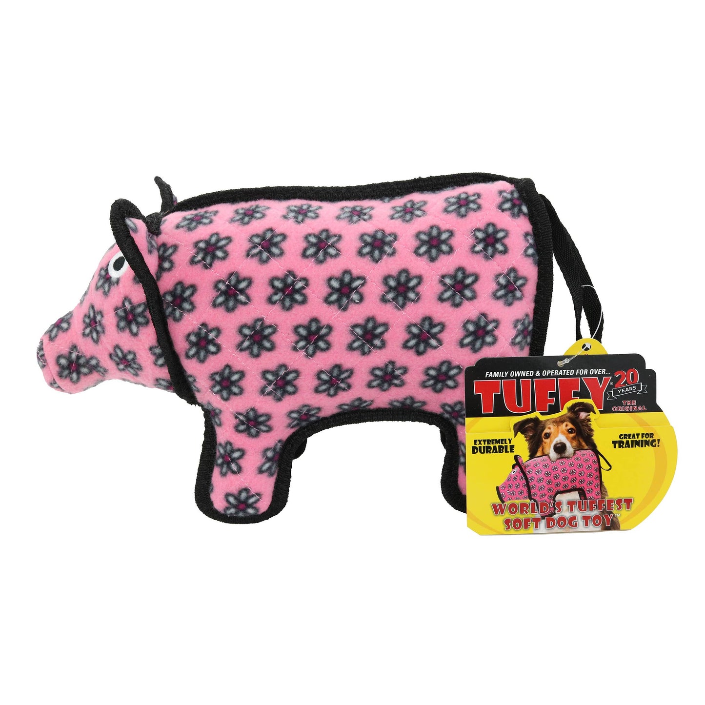 Tuffy Barnyard Pig - MEDIUM - Tough Dog Toy