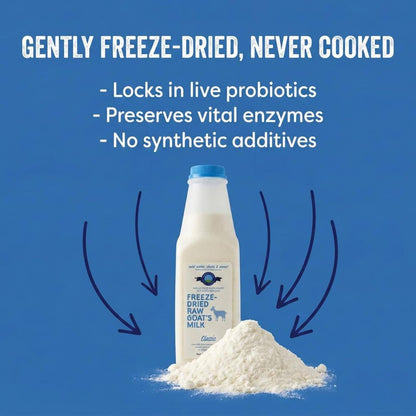 Freeze-Dried Raw Goat Milk- Golden Blend