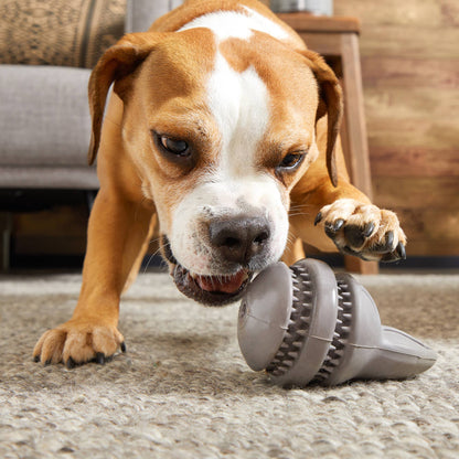 BARK Hare Raiser Rabbit Rubber Super Chewer Dog Toy Grey Med - Performance Dog Supply