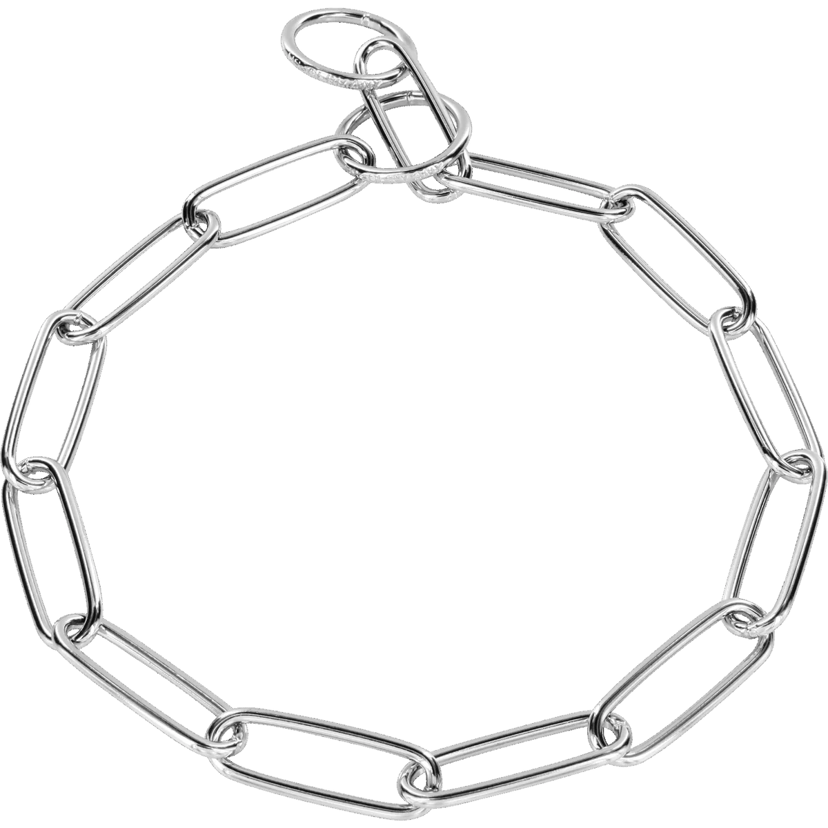 Long Link Chain Collar - 3mm
