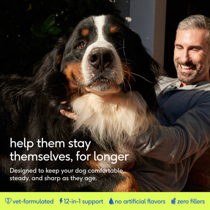 Native Pet - Senior Daily 12-in-1 Multivitamin Powder Supplement for Dogs