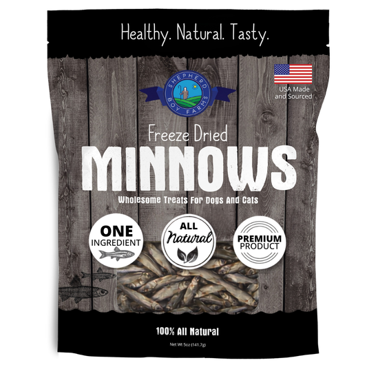 Freeze Dried Minnow Treats