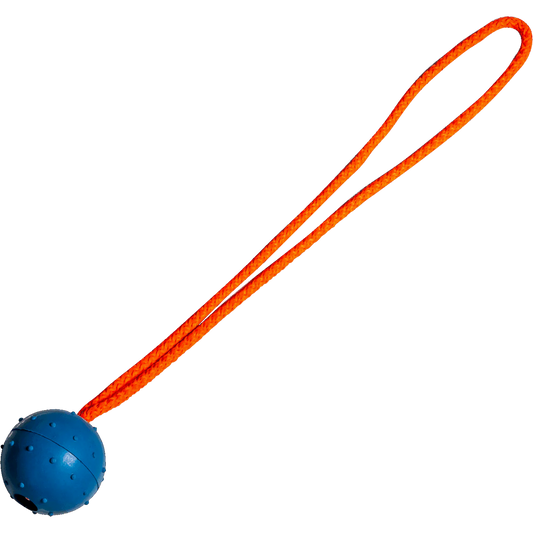 Rubber Ball with Hand Strap
