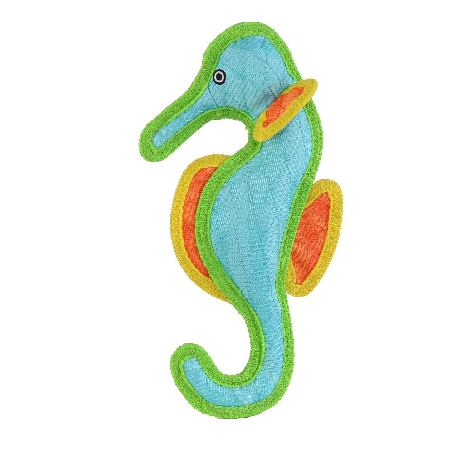 DuraForce Seahorse - Blue - Squeaky Dog Toy