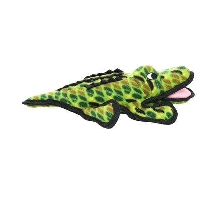 Tuffy Ocean Alligator - MEDIUM - Durable Squeaky Dog Toy