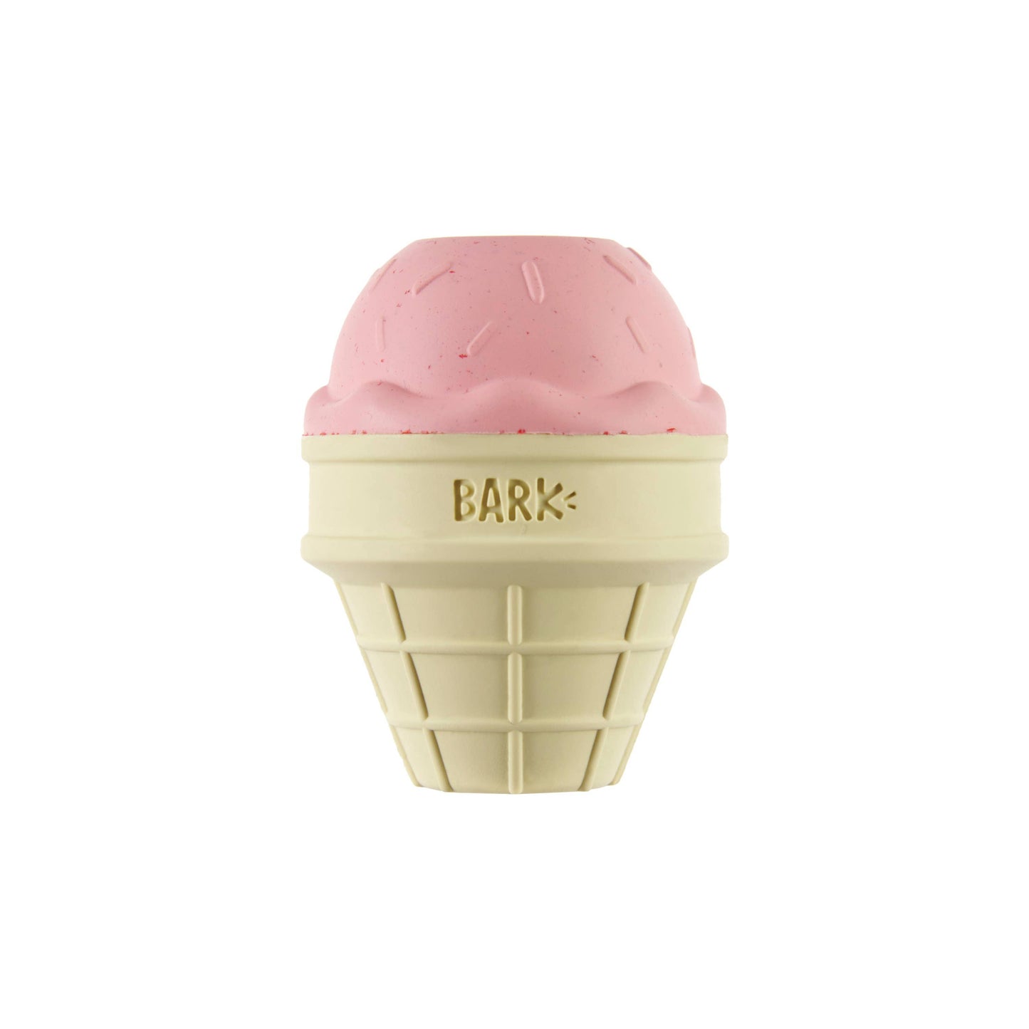 BARK Super Chewer Ice Cream Squeak Cone Dog Toy M/L