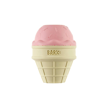 BARK Super Chewer Ice Cream Squeak Cone Dog Toy M/L