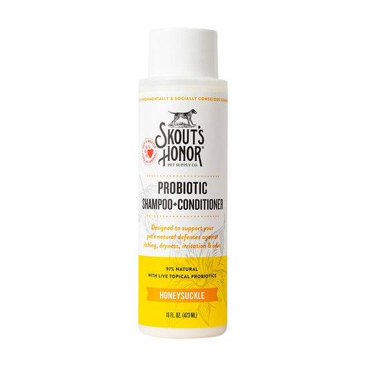 Skout's Honor Probiotic Shampoo+Conditioner Honeysuckle