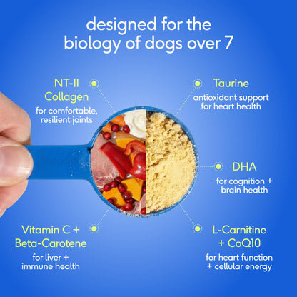 Native Pet - Senior Daily 12-in-1 Multivitamin Powder Supplement for Dogs