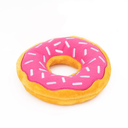 ZippyPaws Jumbo Donutz Strawberry - Performance Dog Supply