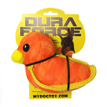 DuraForce Duck - Orange - Squeaky Dog Toy