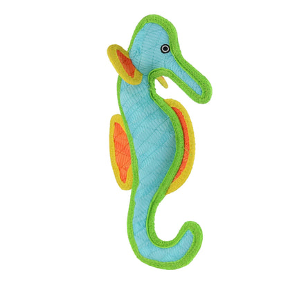 DuraForce Seahorse - Blue - Squeaky Dog Toy
