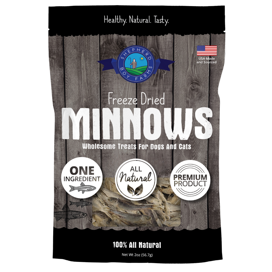 Freeze Dried Minnow Treats