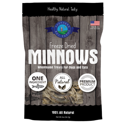 Freeze Dried Minnow Treats