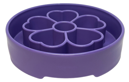 Flower Design Enrichment Slow Feeder Bowl - Performance Dog Supply