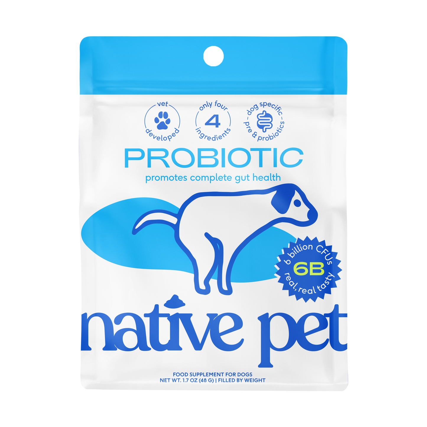 Native Pet - Probiotic & Prebiotic Powder Vet-Formulated Supplement
