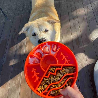 Great Outdoors Design Enrichment Slow Feeder Bowl - Performance Dog Supply