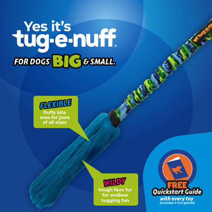 Tug-E-Nuff – Bright Fauxtastic - Tough Dog Toy