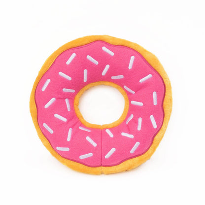 ZippyPaws Jumbo Donutz Strawberry - Performance Dog Supply