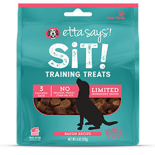 Etta Says Sit! Bacon Training Treats - Performance Dog Supply