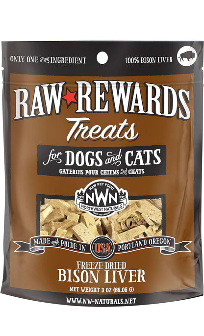 Northwest Naturals FD Bison Liver - Performance Dog Supply
