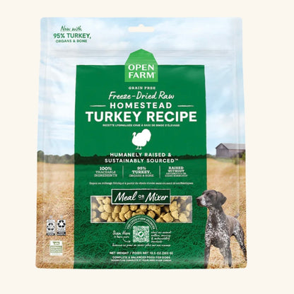 Open Farm Freeze Dried TURKEY Morsels - Performance Dog Supply