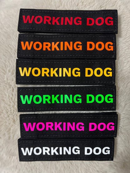 “WORKING DOG” Patch - Performance Dog Supply