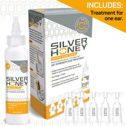 Silver Honey Rapid Ear Treatment - Performance Dog Supply