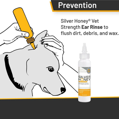 Silver Honey Rapid Ear Care Rinse - Performance Dog Supply