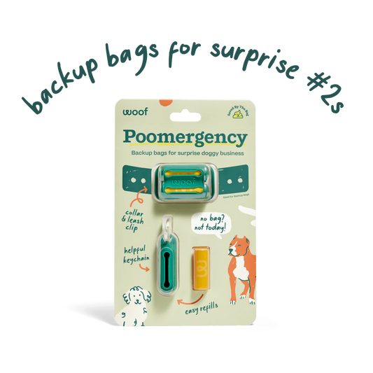 Woof Poomergency Backup Poop Bags