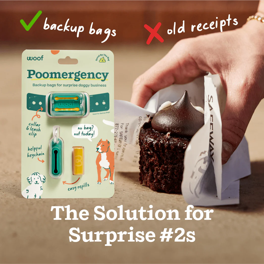 Woof Poomergency Backup Poop Bags