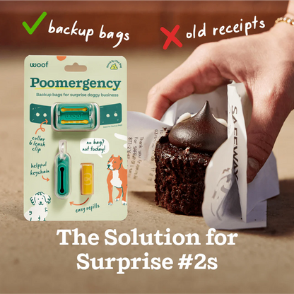 Woof Poomergency Backup Poop Bags