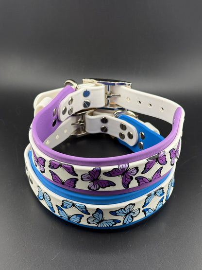 1.5" Butterfly Double Layered Biothane Collar
