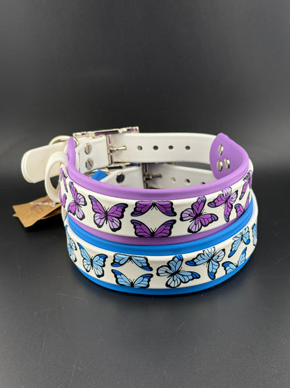 1.5" Butterfly Double Layered Biothane Collar
