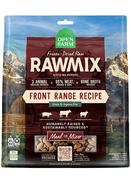 RawMix Front Range Freeze Dried Raw Recipe - Performance Dog Supply