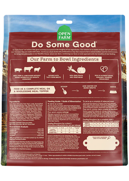 RawMix Front Range Freeze Dried Raw Recipe - Performance Dog Supply