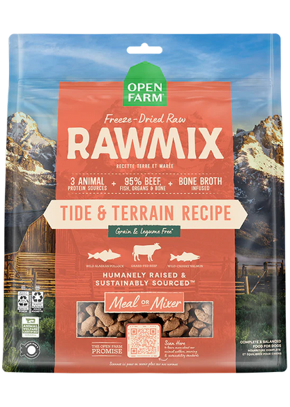 RawMix Tide & Terrain Freeze Dried Raw Recipe Topper - Performance Dog Supply