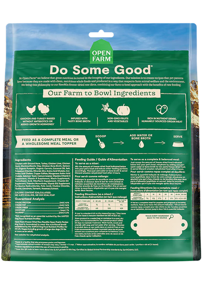 RawMix Open Prairie Freeze Dried Raw Recipe - Performance Dog Supply