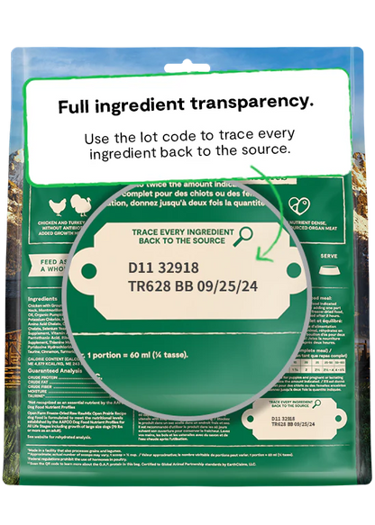 RawMix Open Prairie Freeze Dried Raw Recipe - Performance Dog Supply