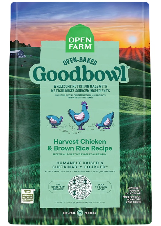 Goodbowl™ Harvest Chicken & Brown Rice Recipe for Dogs - Performance Dog Supply