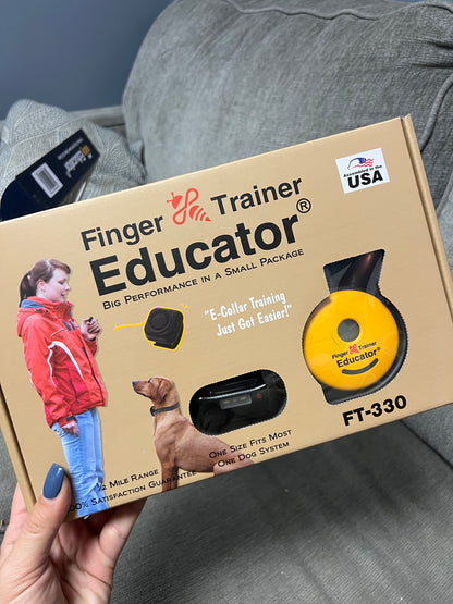 FT-330 Finger Trainer Educator® Remote E-Collar - Performance Dog Supply