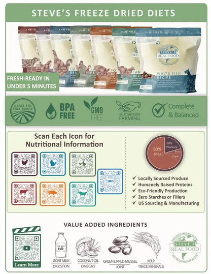 Steve’s Freeze Dried Nuggets - Performance Dog Supply