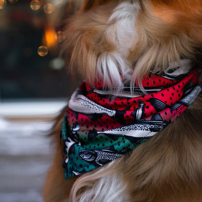 Gone Fishing Bandana - Performance Dog Supply