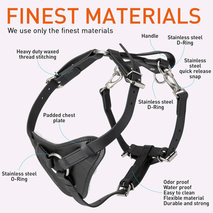 Viper Surge Biothane Working Dog Harness - Performance Dog Supply